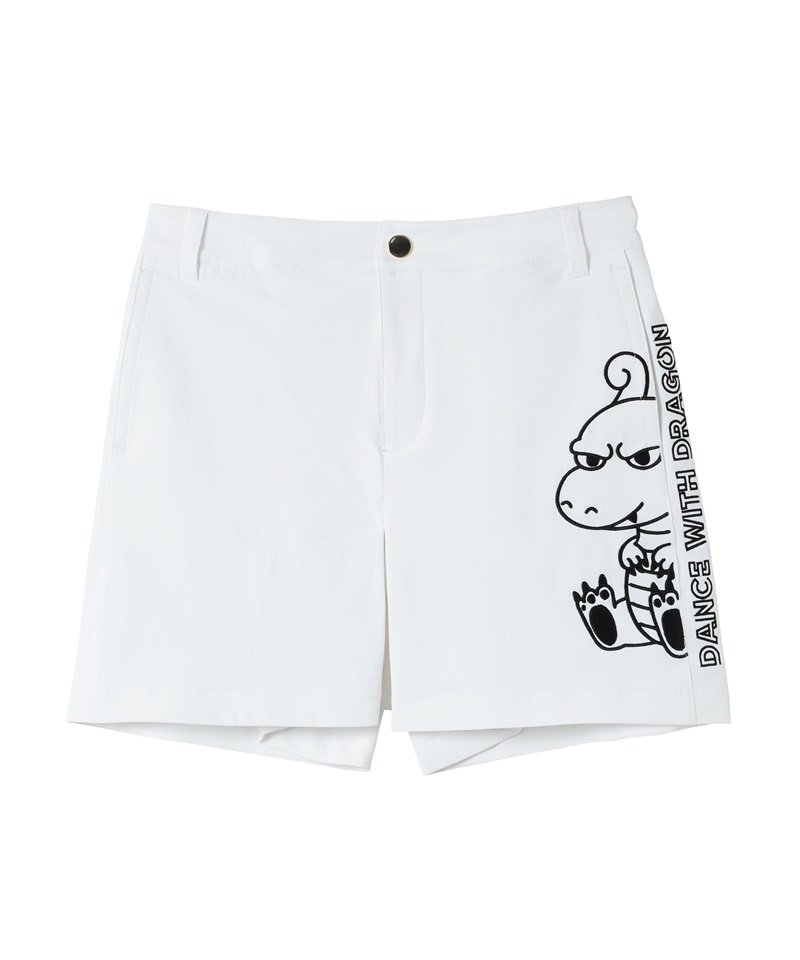 ストレッチピケキュロットスカート(WHITE-S)