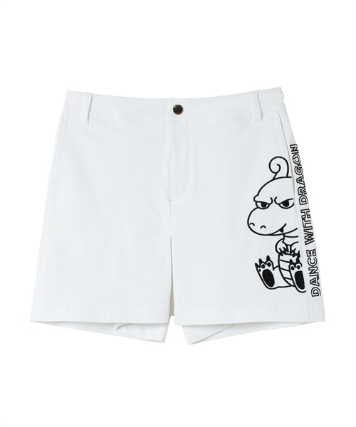 ストレッチピケキュロットスカート(WHITE-S)