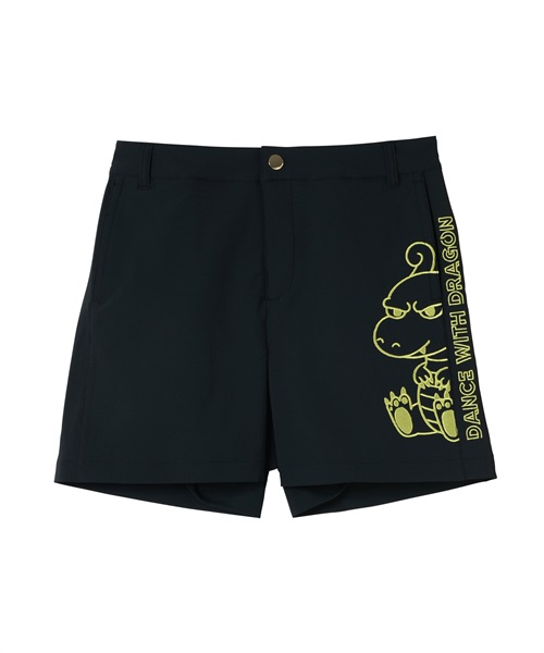 ストレッチピケキュロットスカート(BLACK-S)