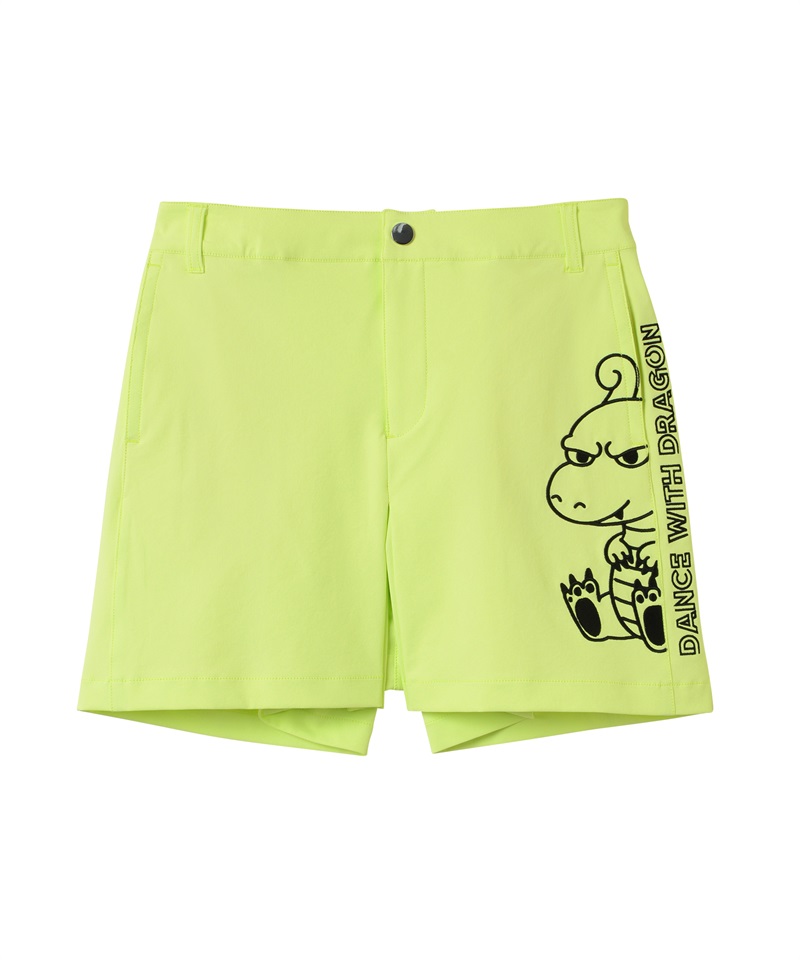 ストレッチピケキュロットスカート(YELLOW-S)