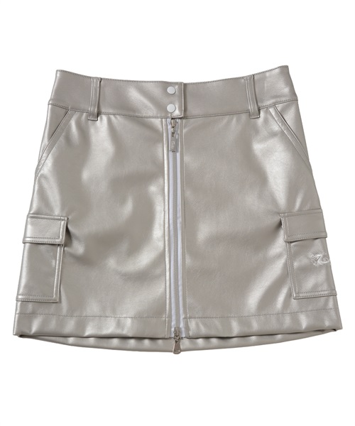 シンセティックレザースカート(SILVER-S)