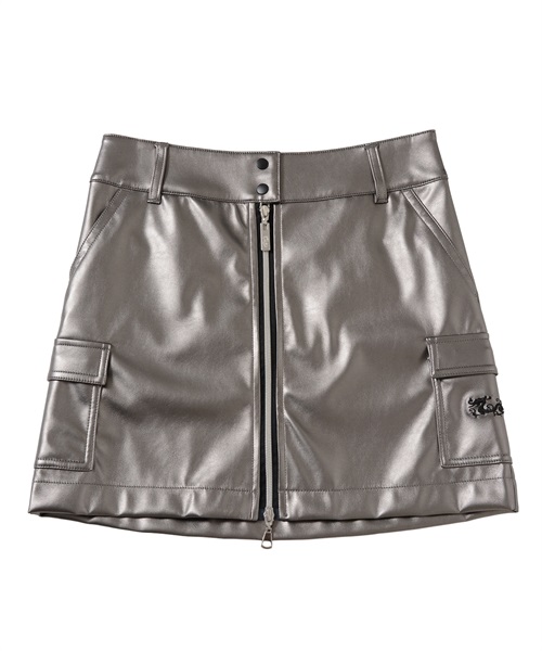 シンセティックレザースカート(BRONZE-S)