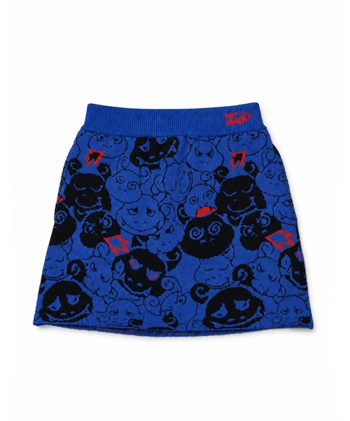 ジャガードニットスカート(NAVY-S)