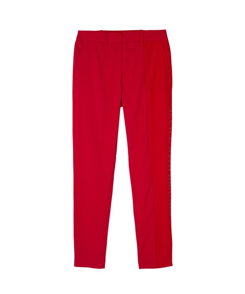 アシメトリードッキングロングパンツ(RED-S)