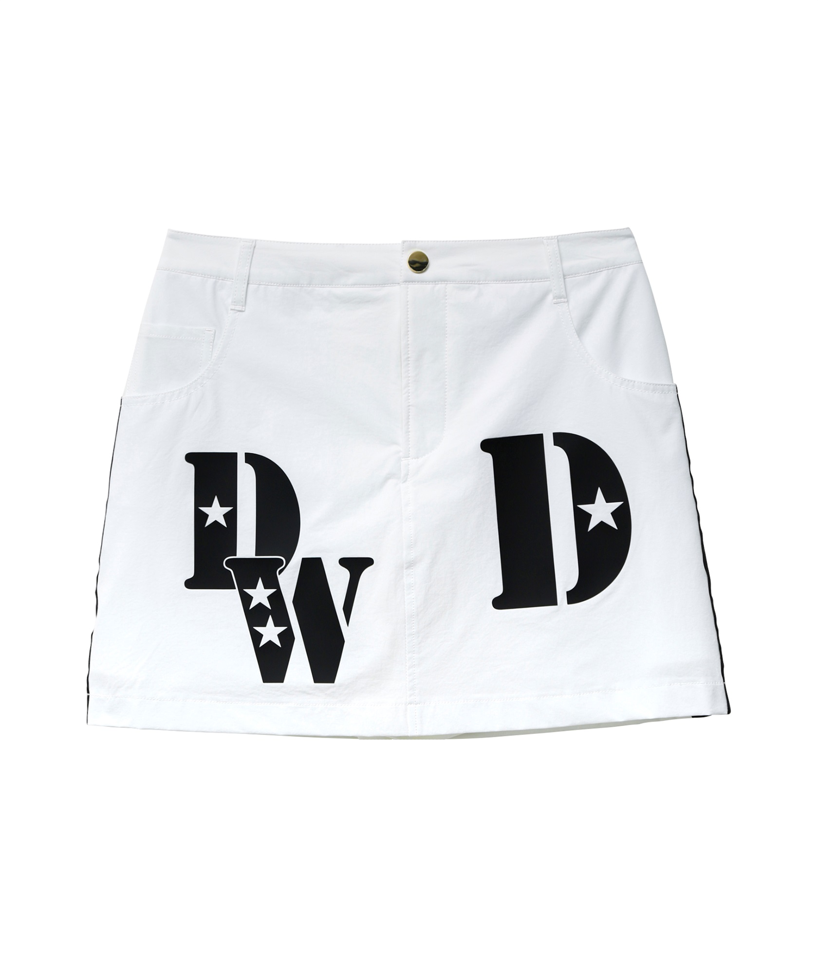 TEXBLIDストレッチスカートパンツ(WHITE-S)