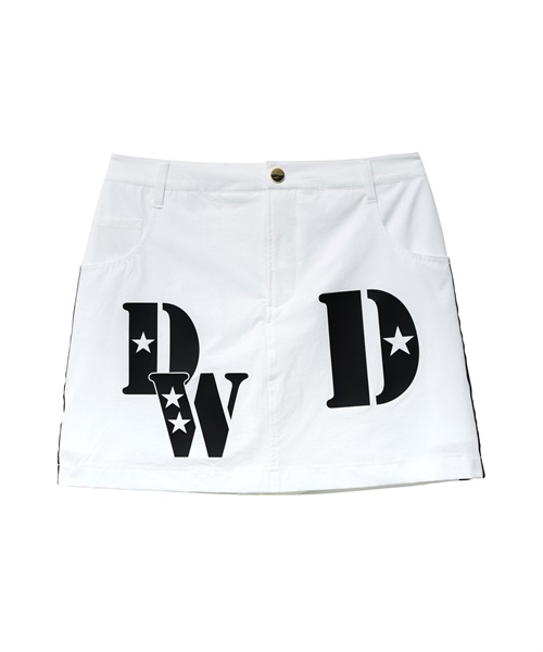 TEXBLIDストレッチスカートパンツ(WHITE-S)
