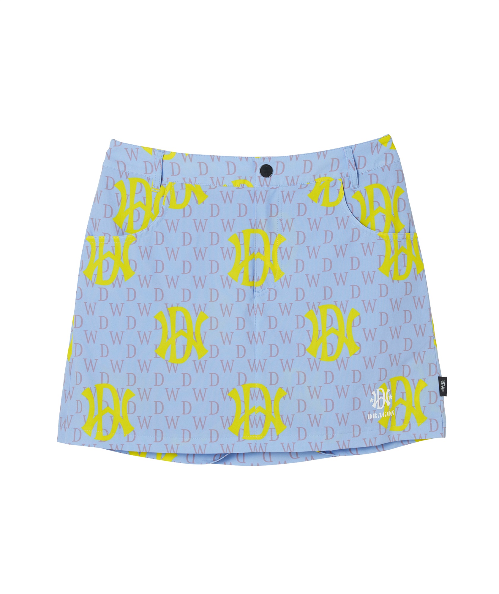 【楽園ゴルフ掲載】モノグラムプリントスカパン(BLUE-S)