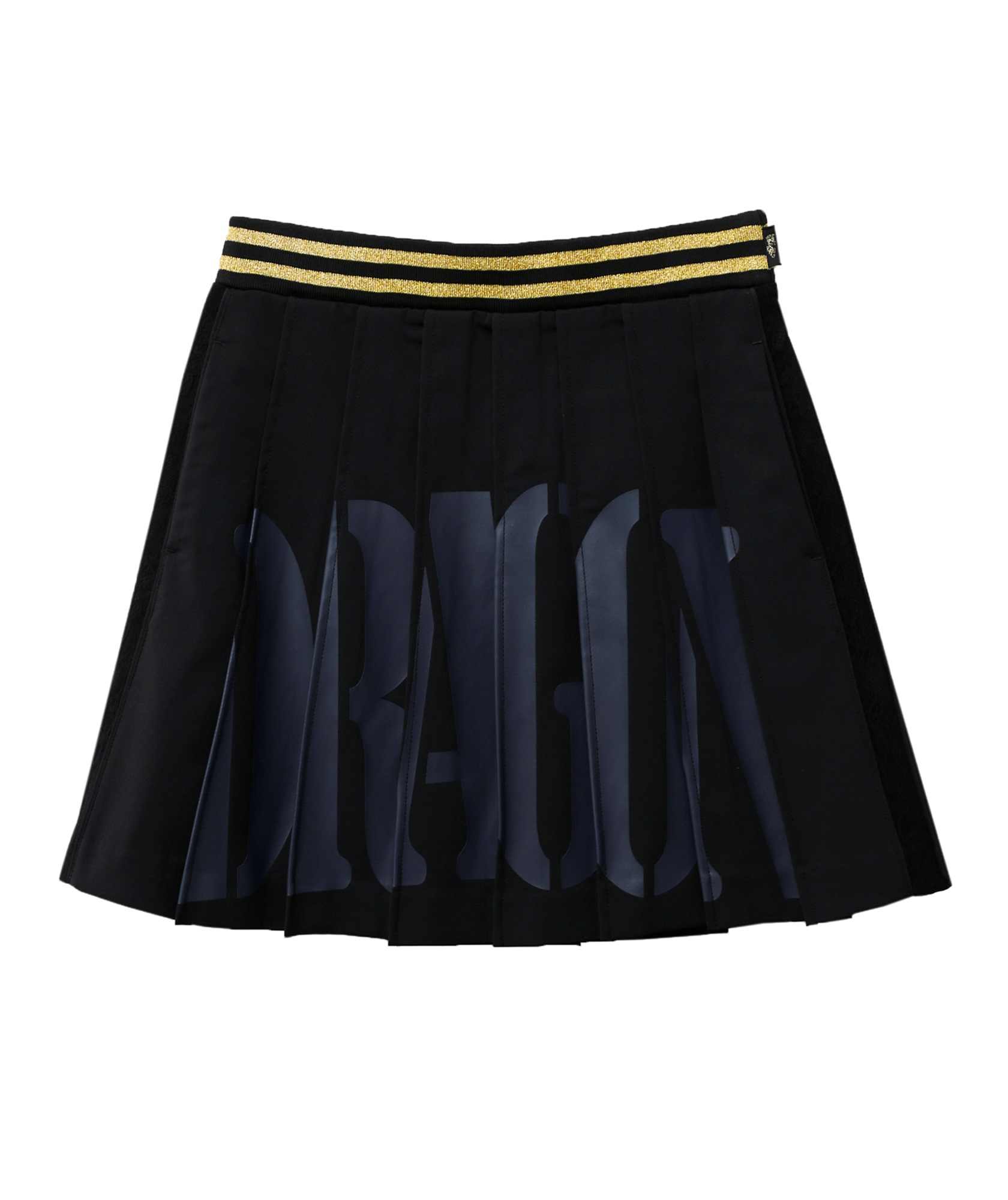 【楽園ゴルフ掲載】MI-LIONタックプリーツスカート(BLACK-M)