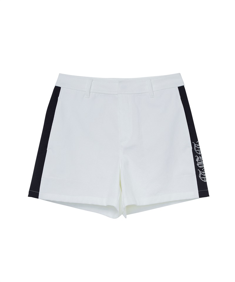 サイドラインショートパンツ(WHITE-S)