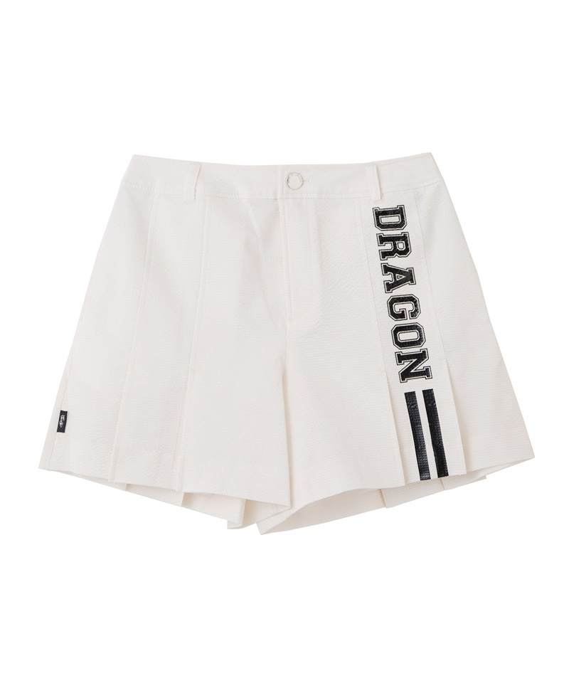 コットンサッカーキュロットスカート(WHITE-S)