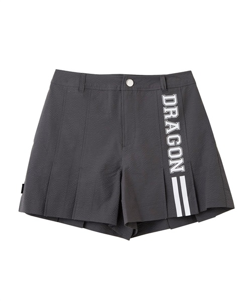 コットンサッカーキュロットスカート(GRAY-S)