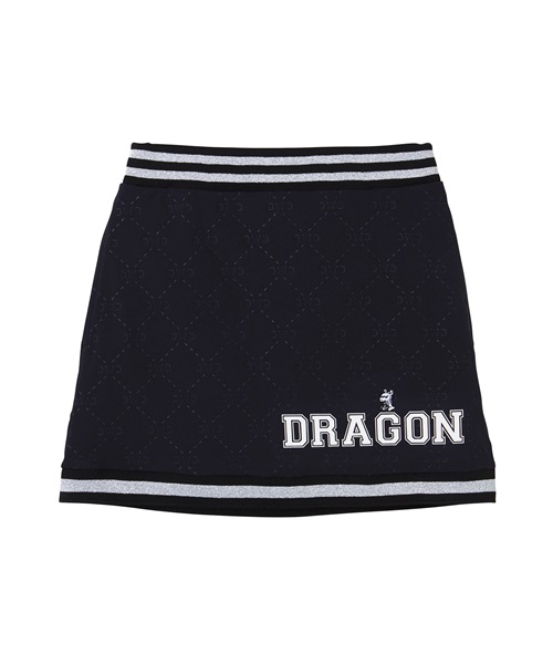 クールックプラスエンボススカート(BLACK-M)