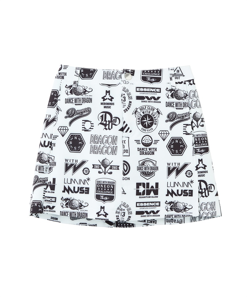 Various marksプリントスカパン(WHITE-S)