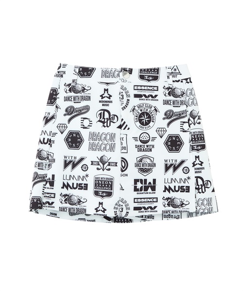 Various marksプリントスカパン(WHITE-S)