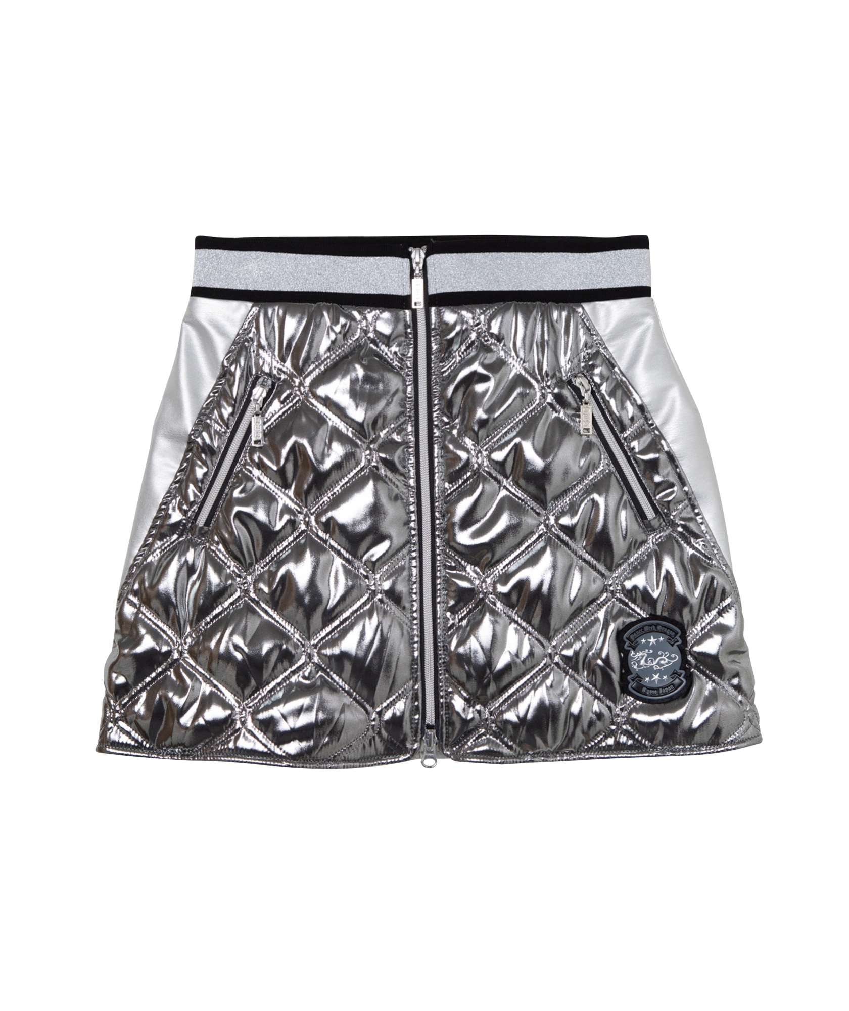 メタリックタフタキルティングスカート | DANCE WITH DRAGON