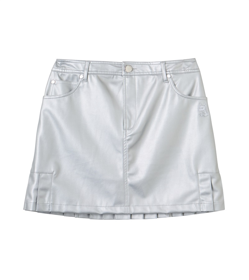 BARTOLOZZI LEATHERスカート(SILVER-S)