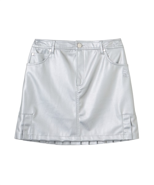 BARTOLOZZI LEATHERスカート(SILVER-S)