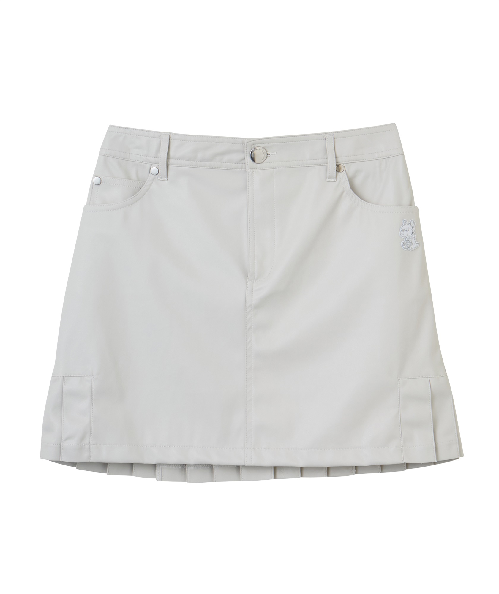 BARTOLOZZI LEATHERスカート(GRAY-S)