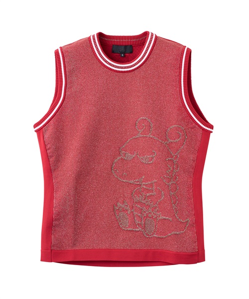 BIGちびドララメニットベスト(RED-M)