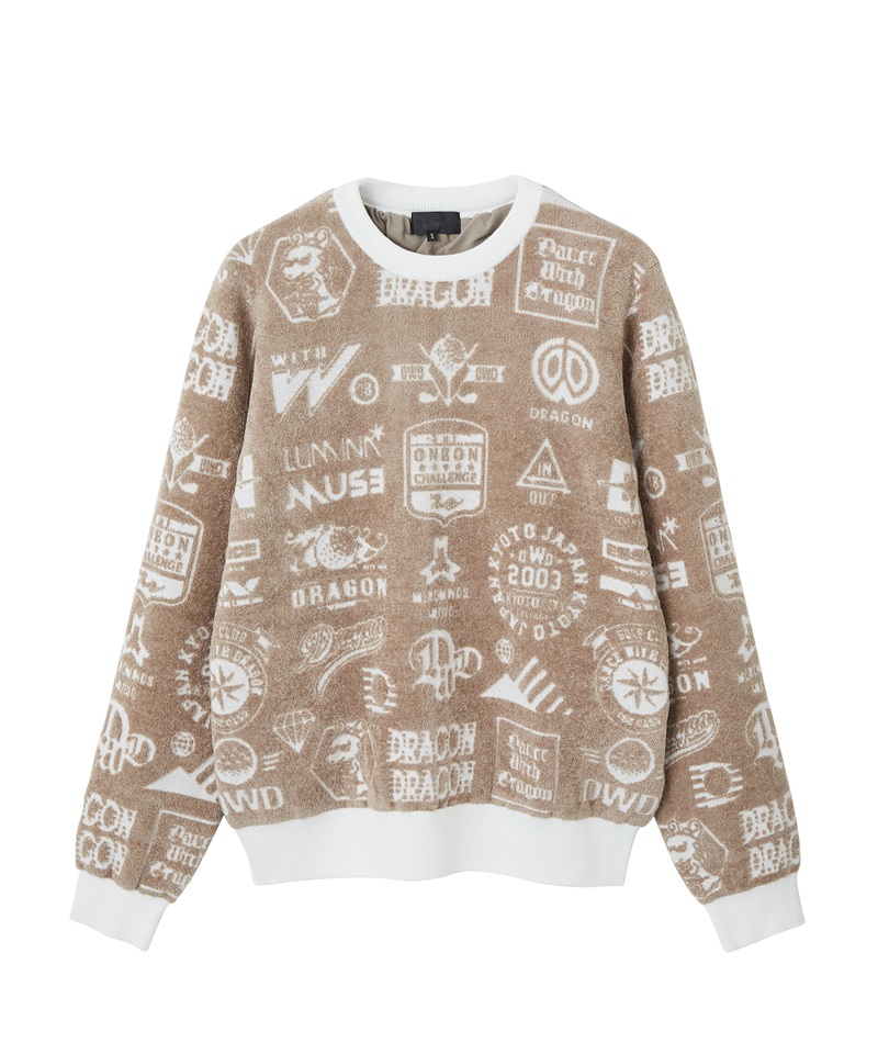 Various marksジャガードニット(BEIGE-M)