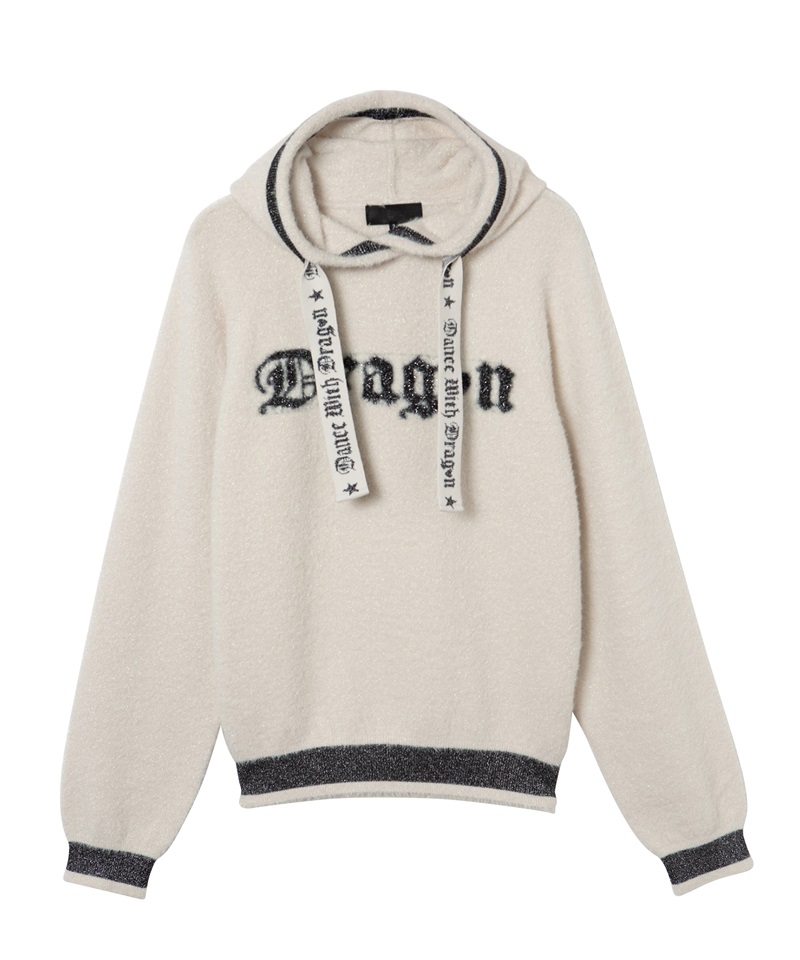 ラメフェザーパーカー(WHITE-M)