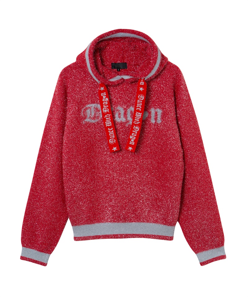 ラメフェザーパーカー(RED-M)