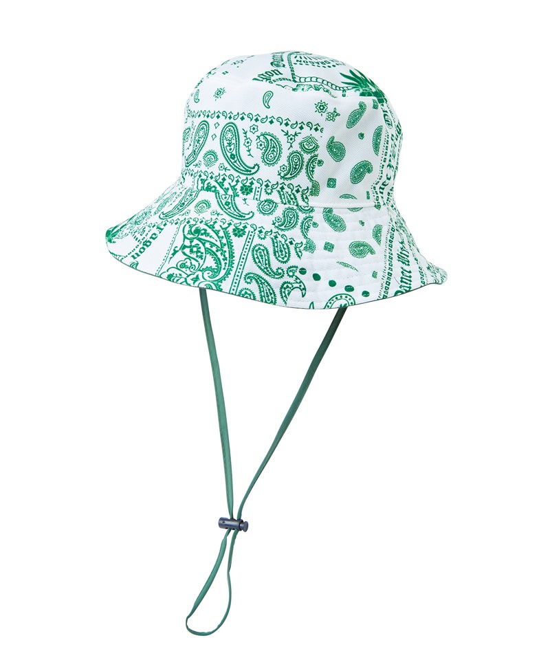 バンダナプリントリバーシブルハット(BEIGE-free)