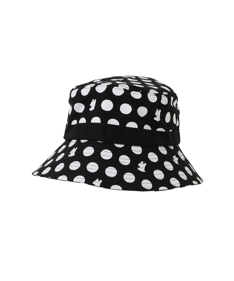 D&Mプリントバケットハット(DOT BLACK / WHITE-free)