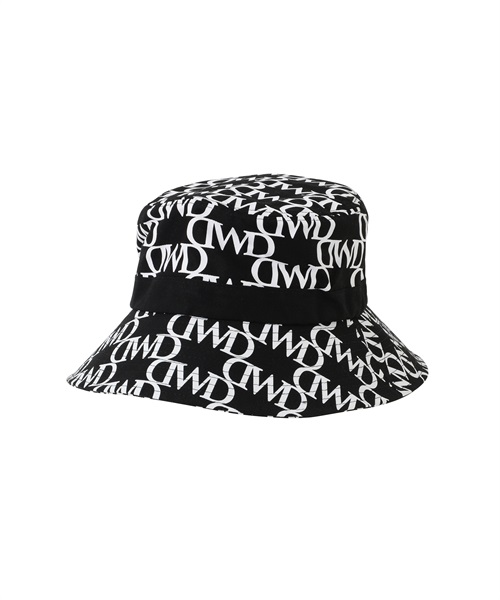 D&Mプリントバケットハット(LOGO BLACK / WHITE-free)