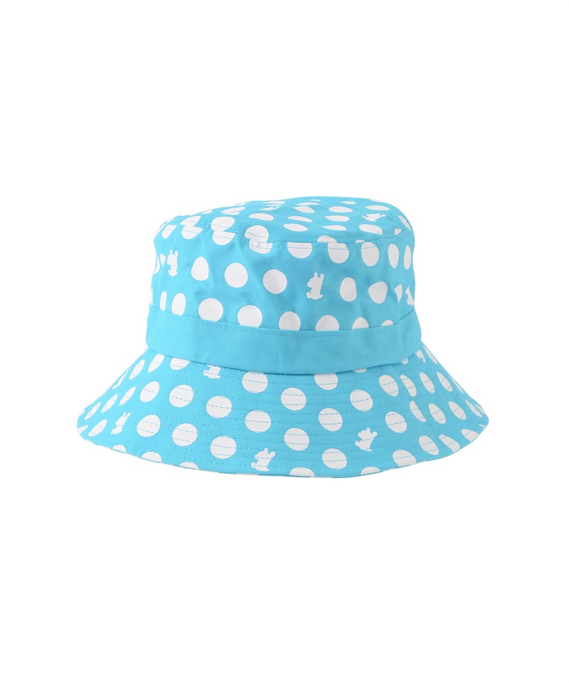 D&Mプリントバケットハット(DOT WHITE / BLUE-free)