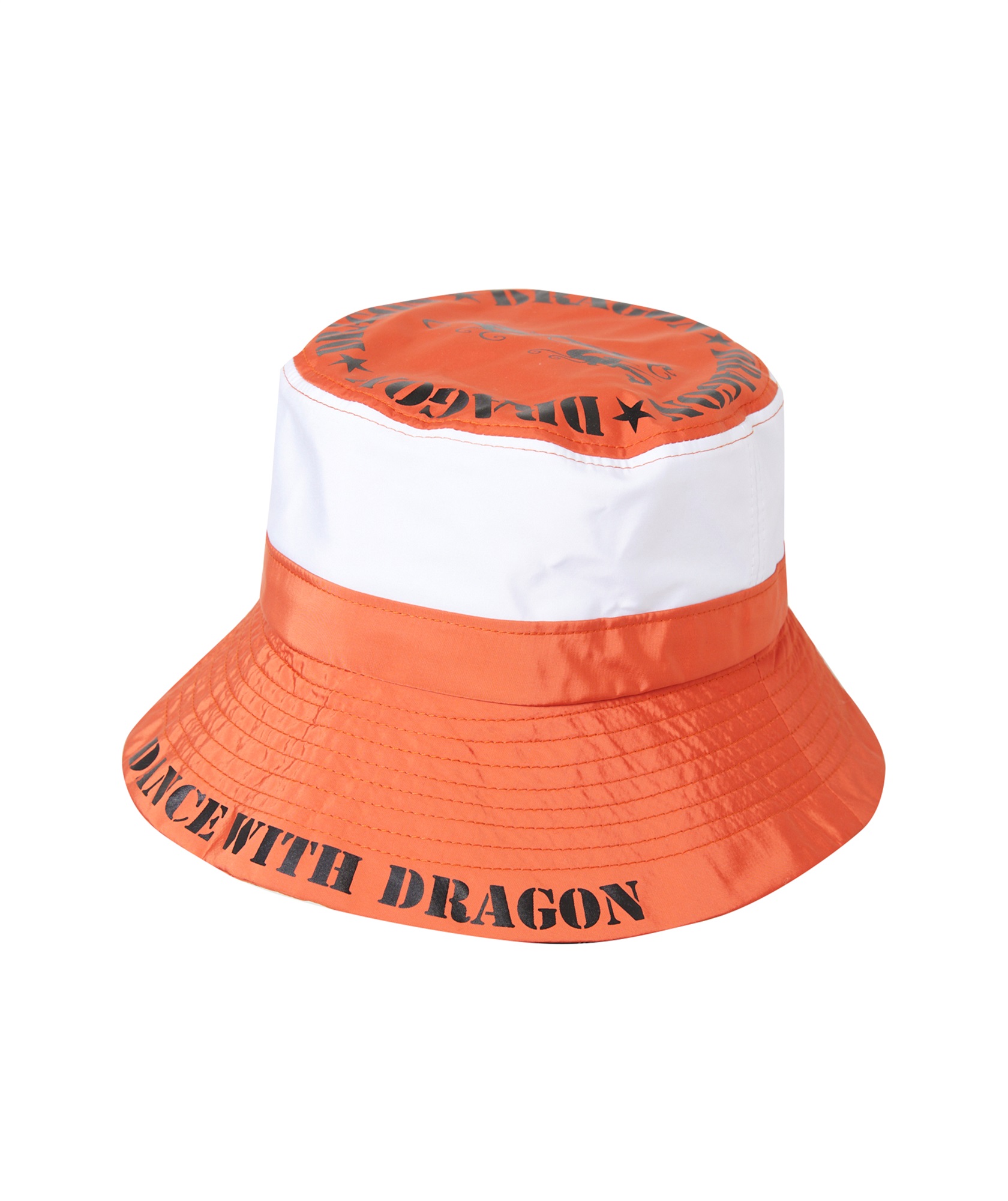 バイカラーバケットハット(ORANGE-free)