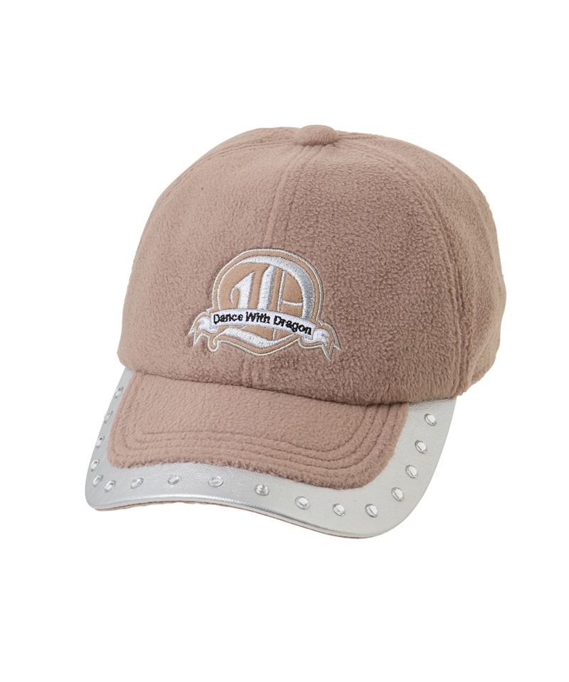 Ｄアップリケフリースキャップ(BEIGE-free)