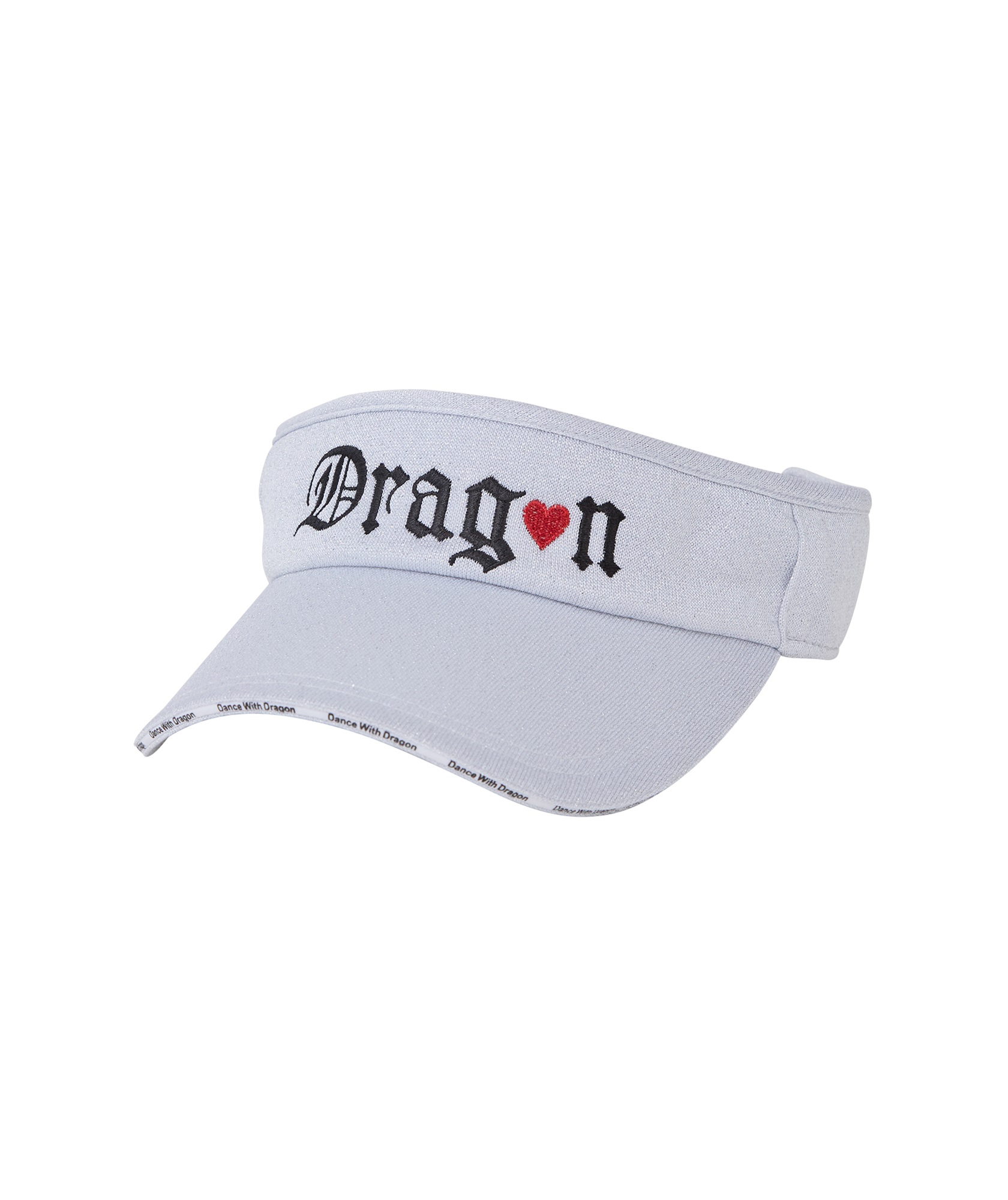 ラメジャージバイザー(WHITE-free)