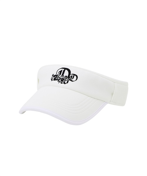 ツイルジャージロゴバイザー(WHITE-free)