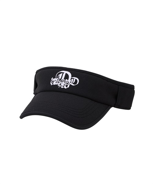 ツイルジャージロゴバイザー(BLACK-free)