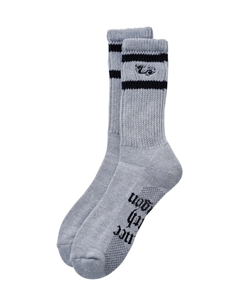 ルーズアメリカンソックス（メンズ）(GRAY-free)
