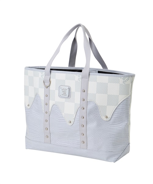 DOTチェックトートバッグ(WHITE-free)