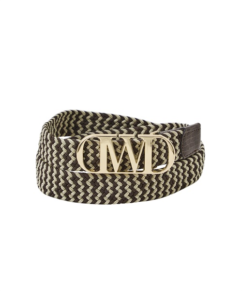 DWDバックルメッシュベルト(DK BROWN-S)