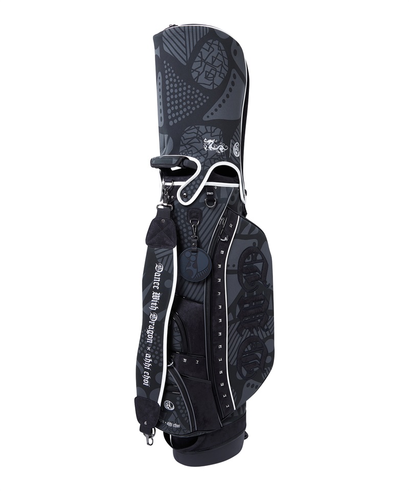 【先行予約】Ahhi Choiコラボエアスタンドキャディバッグ（各色限定25本）(BLACK-free)