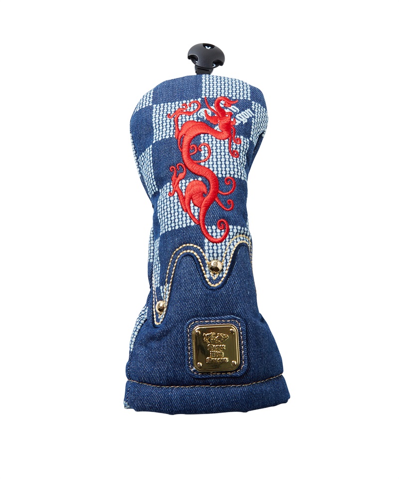 デニムDOTチェックヘッドカバー（FW）