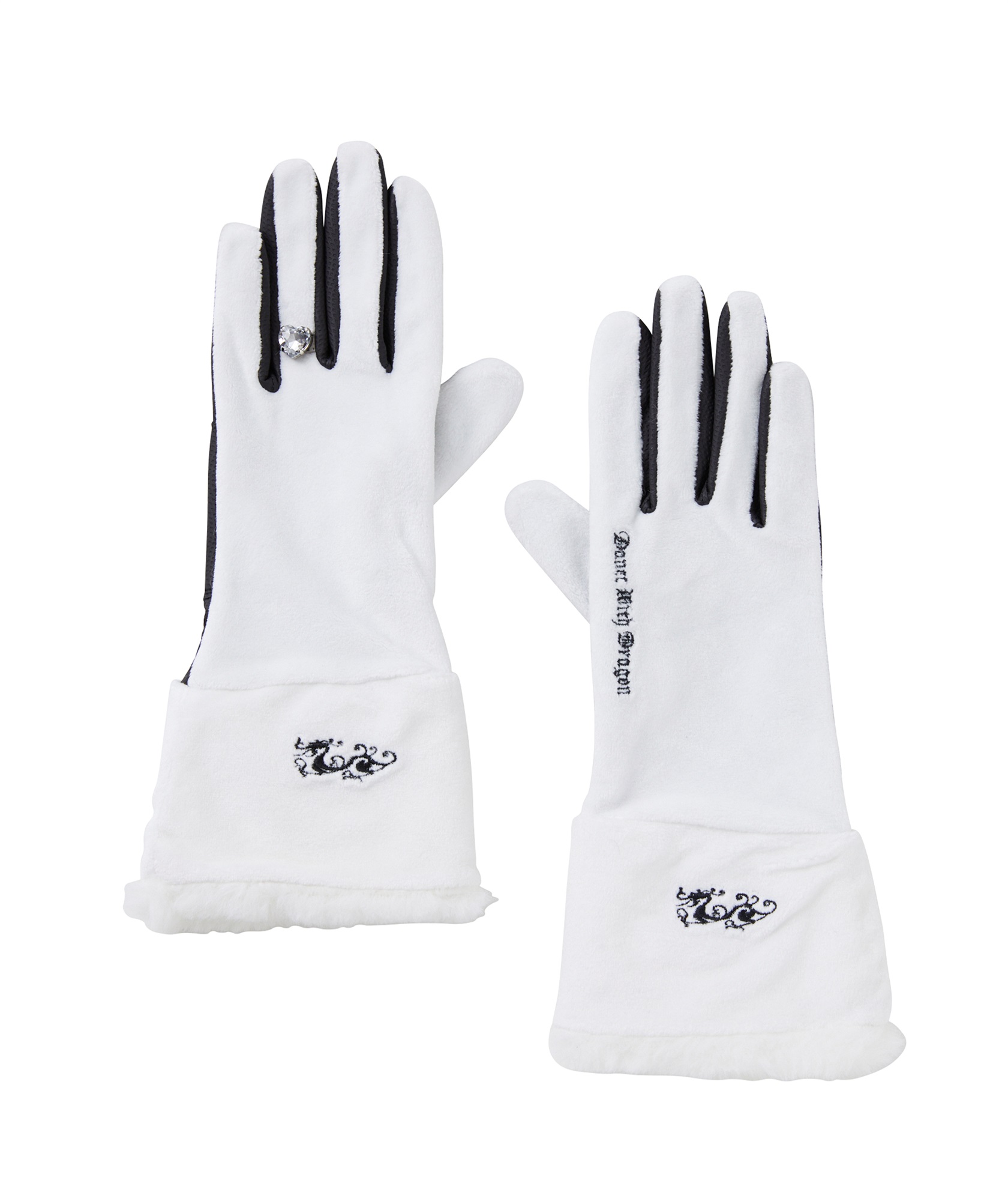 ハートリンググローブ（レディース）(WHITE-S)