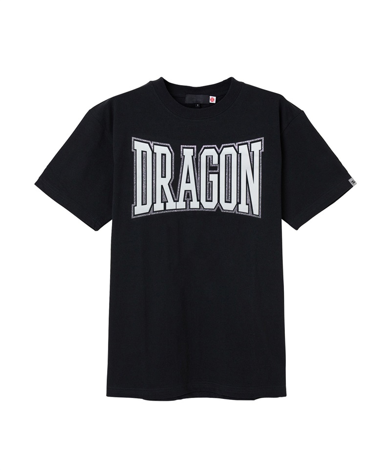 【受注販売】パールグリッターロゴTシャツ(BLACK-XS)