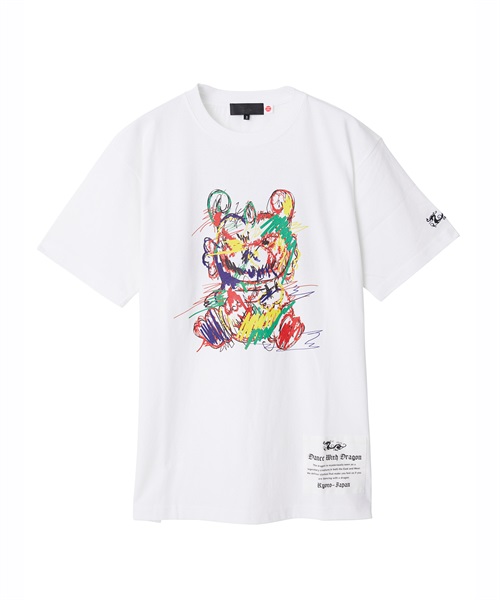 【販売店限定】ちびドラレインボーTシャツ(WHITE-S)