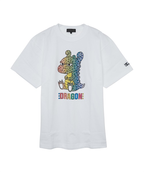 ちびドラレオパードTシャツ　