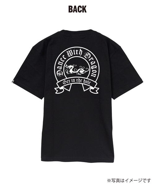 【受注生産】DRAGON RINGRIBBON-Tシャツ(BLACK-XS)