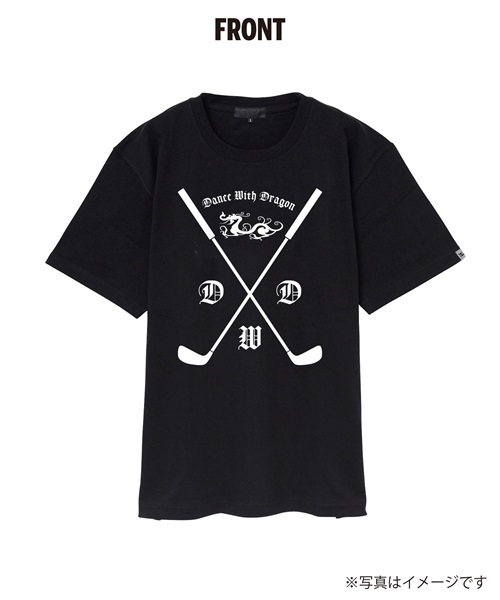 【受注生産】DRAGON CROSSGEAR- Tシャツ(BLACK-XS)