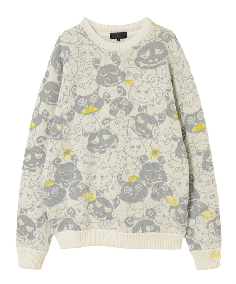ジャガードニットセーター(WHITE-LADIES  M)