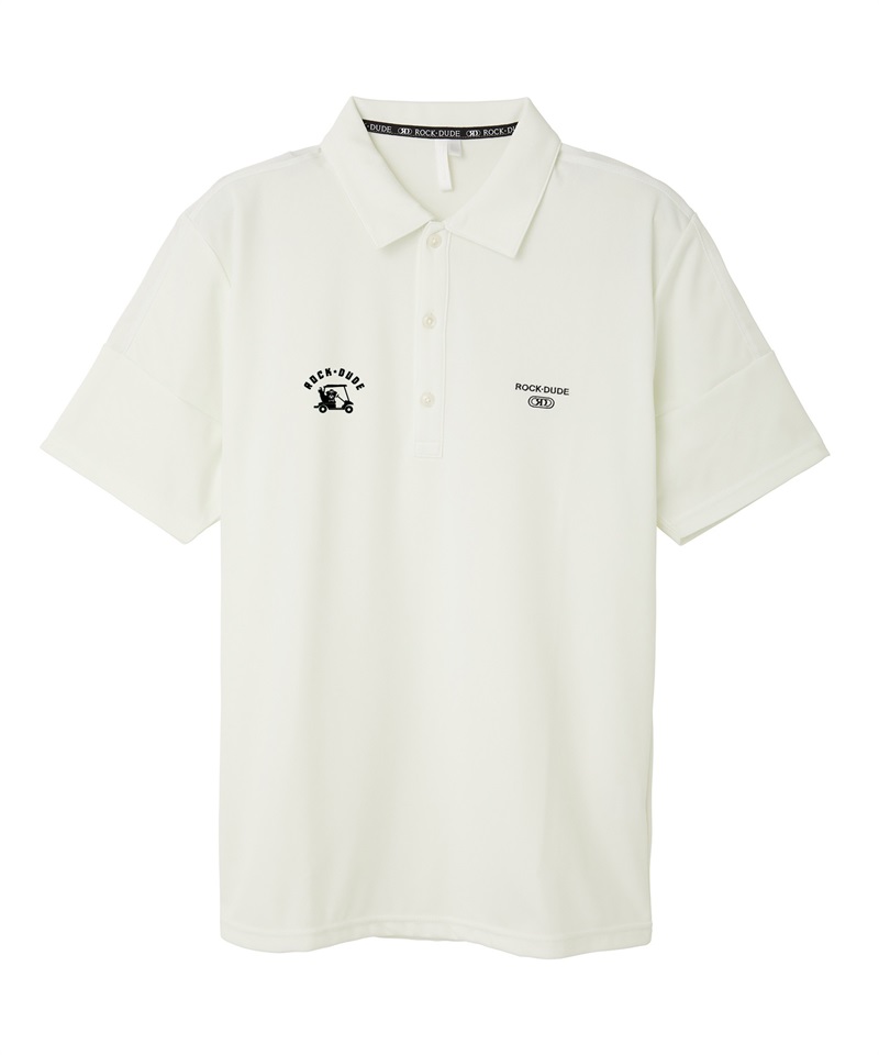 【RD】BULLROCKアクティブポロ(WHITE-M)