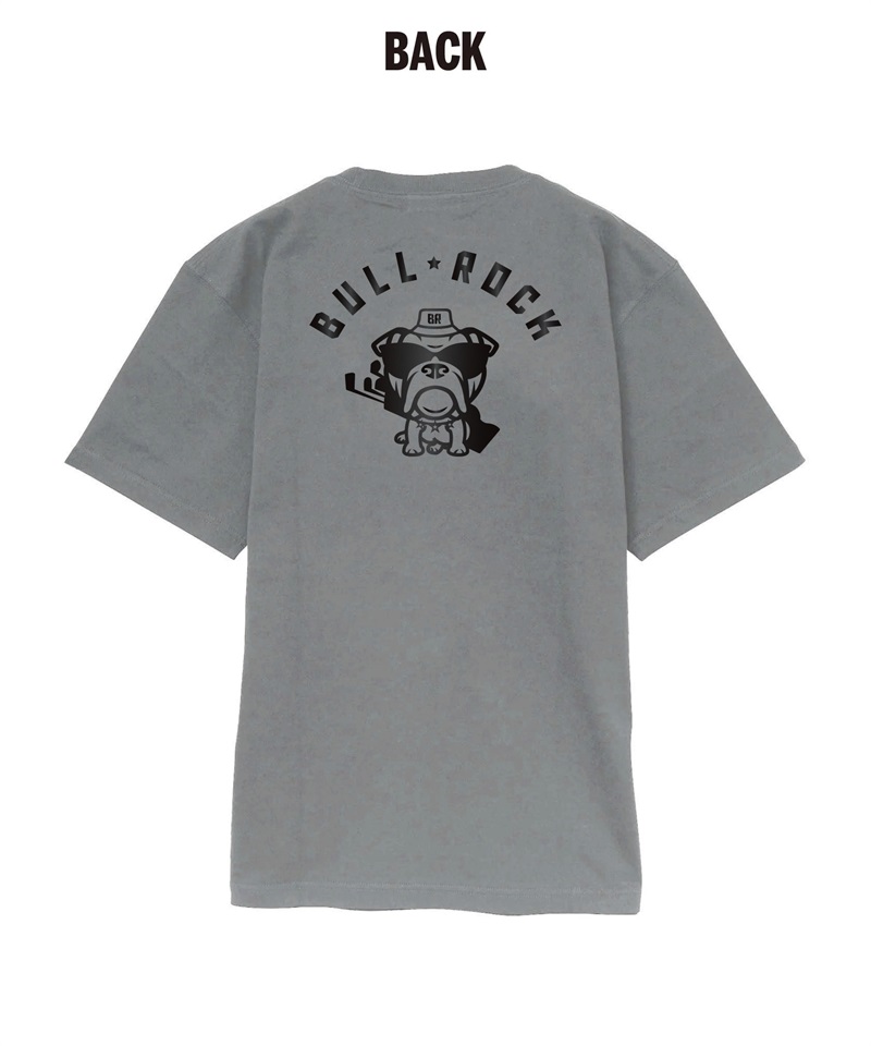 【受注販売】BULL ROCKリフレクターTシャツ(GRAY-XS)