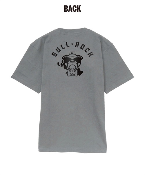 【期間限定★受注販売】BULL ROCKリフレクターTシャツ(GRAY-XS)